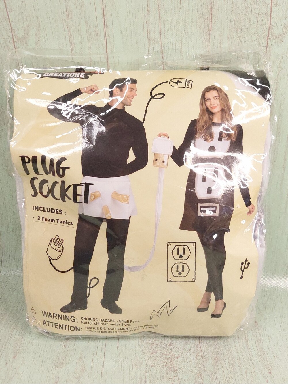 Spooktacular Creations USB/Light Plug and Socket Couples Costume Set